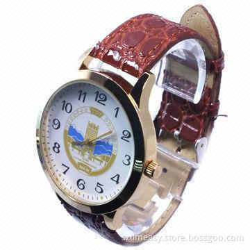 Hot selling leather watch with fashion design